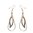 Light Dangle Earrings - Silver or Gold Color
