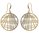 Round Earrings Designes - Silver or Gold Color