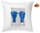 Cushion Cover Blue Elephant Book Page